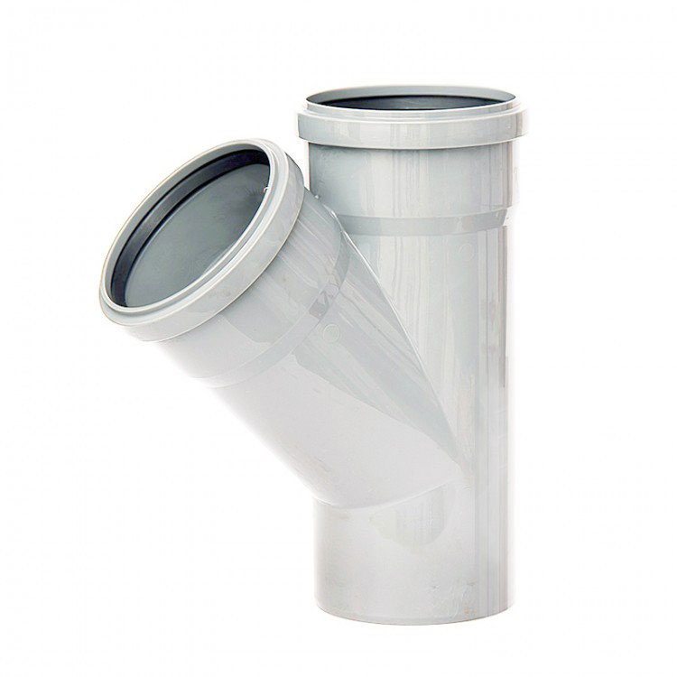 FAF Тройник канализационный  50/50/45* ПВХ