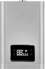 FAF Газовая колонка 10 л с модуляцией турбо серебристый