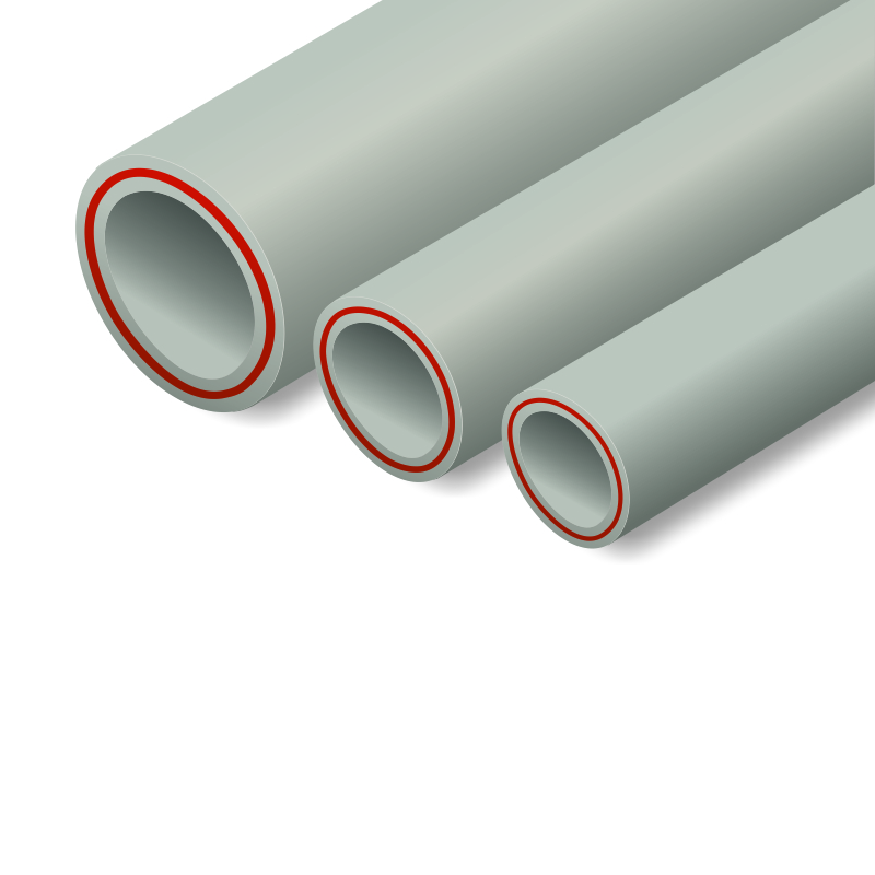 ISI Труба  25*3,4 PN20 армированная стекловолокном ППР серая Казахстан