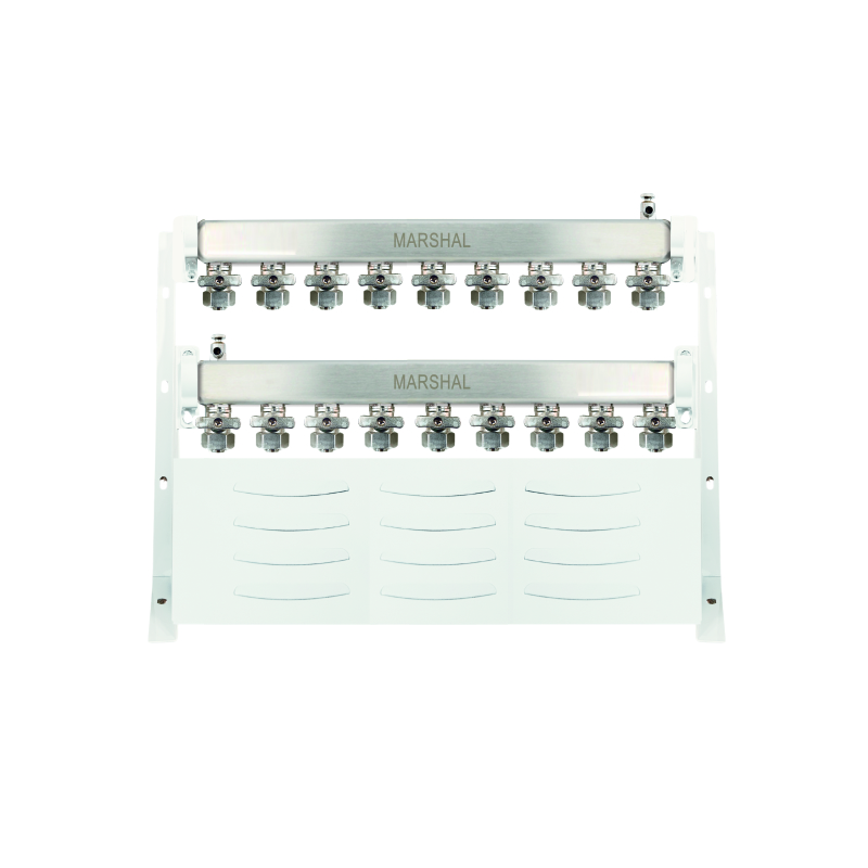 MARSHAL Коллектор шаровый 1"-16 на  9 вых. напольный