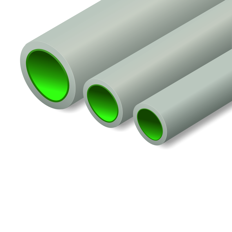 FAF Труба 20*2.8 PN25 с металлом ППР серая