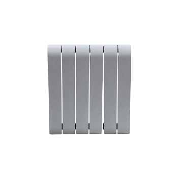 ANDROMEDA Радиатор алюминиевый  6 секций серый