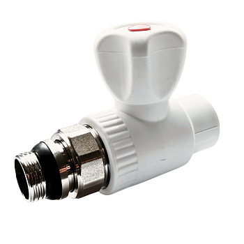 TURKCA кран радиатор 25 * 3/4 тікелей клапан тот баспайтын ақ PPR