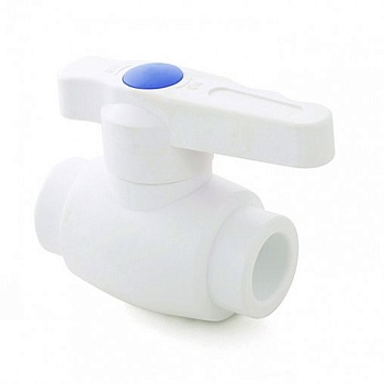 FAF Кран шаровый 20 латунный шар белый ППР Казахстан