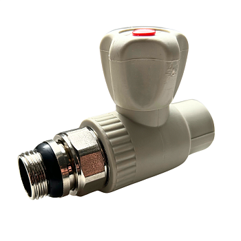 TURKCA кран радиатор 25 * 3/4 тікелей клапан тот баспайтын болаттан сұр PPR