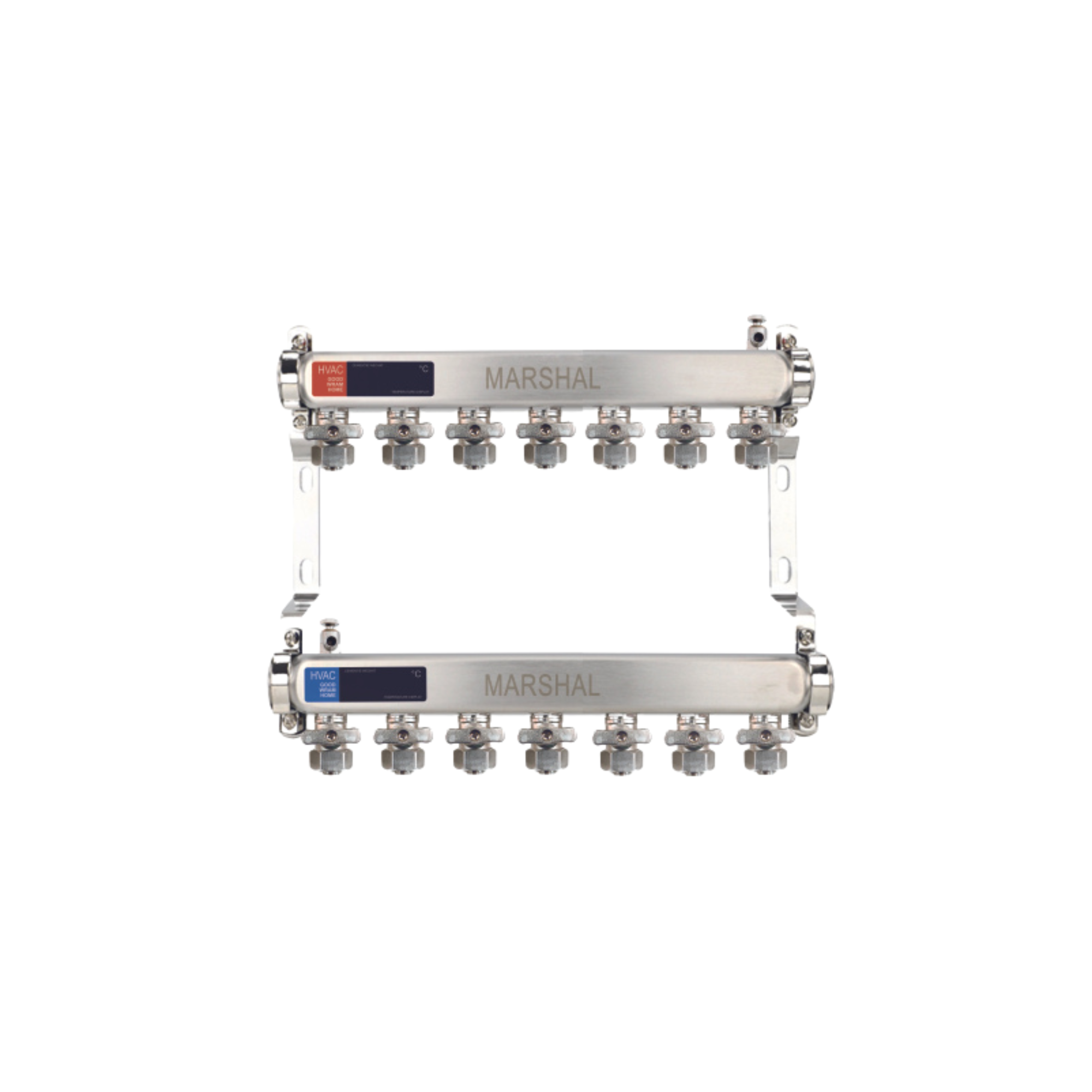 MARSHAL Коллектор шаровый 1"-16 на  7 вых. настенный