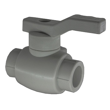 FAF Кран шаровый  20 латунный шар серый ППР Казахстан