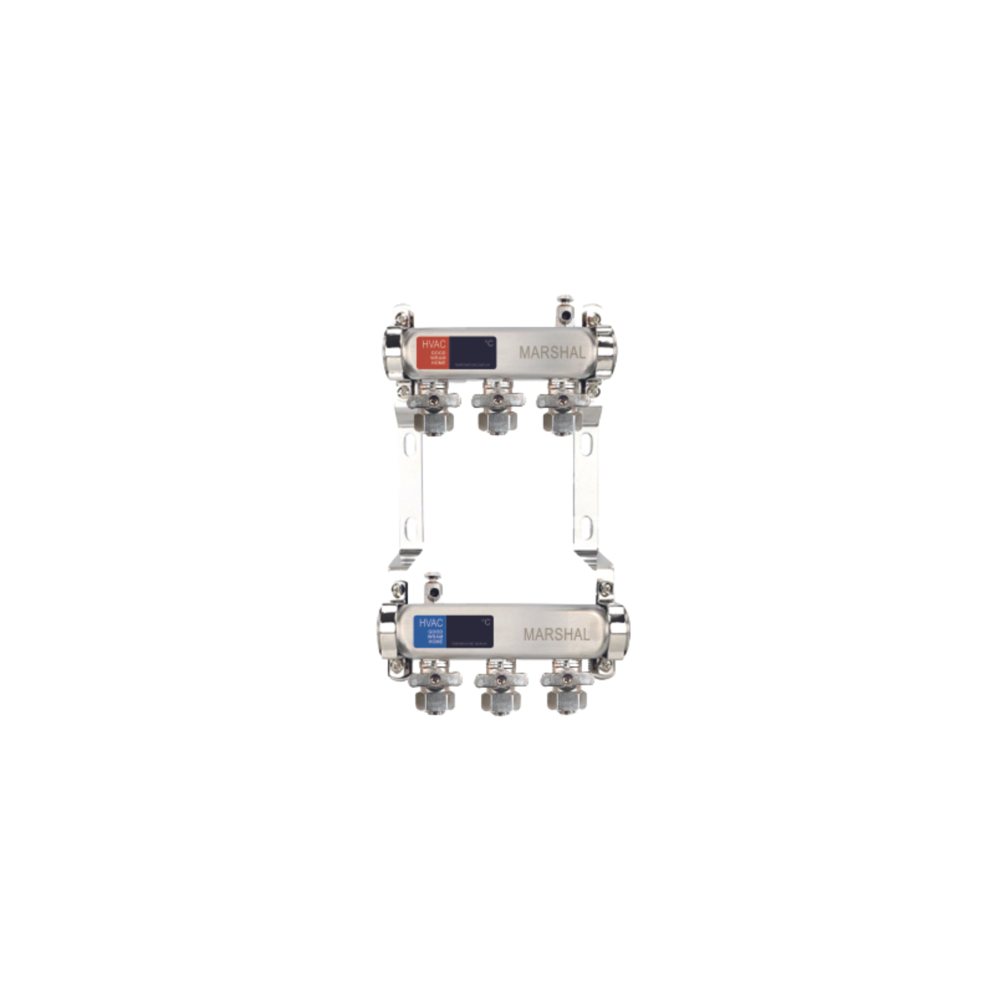 MARSHAL Коллектор шаровый 1"-20 на  3 вых. настенный