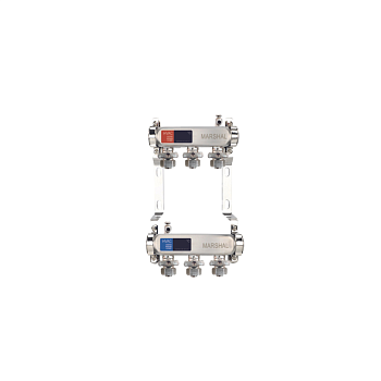 MARSHAL Коллектор шаровый 1"-20 на  3 вых. настенный