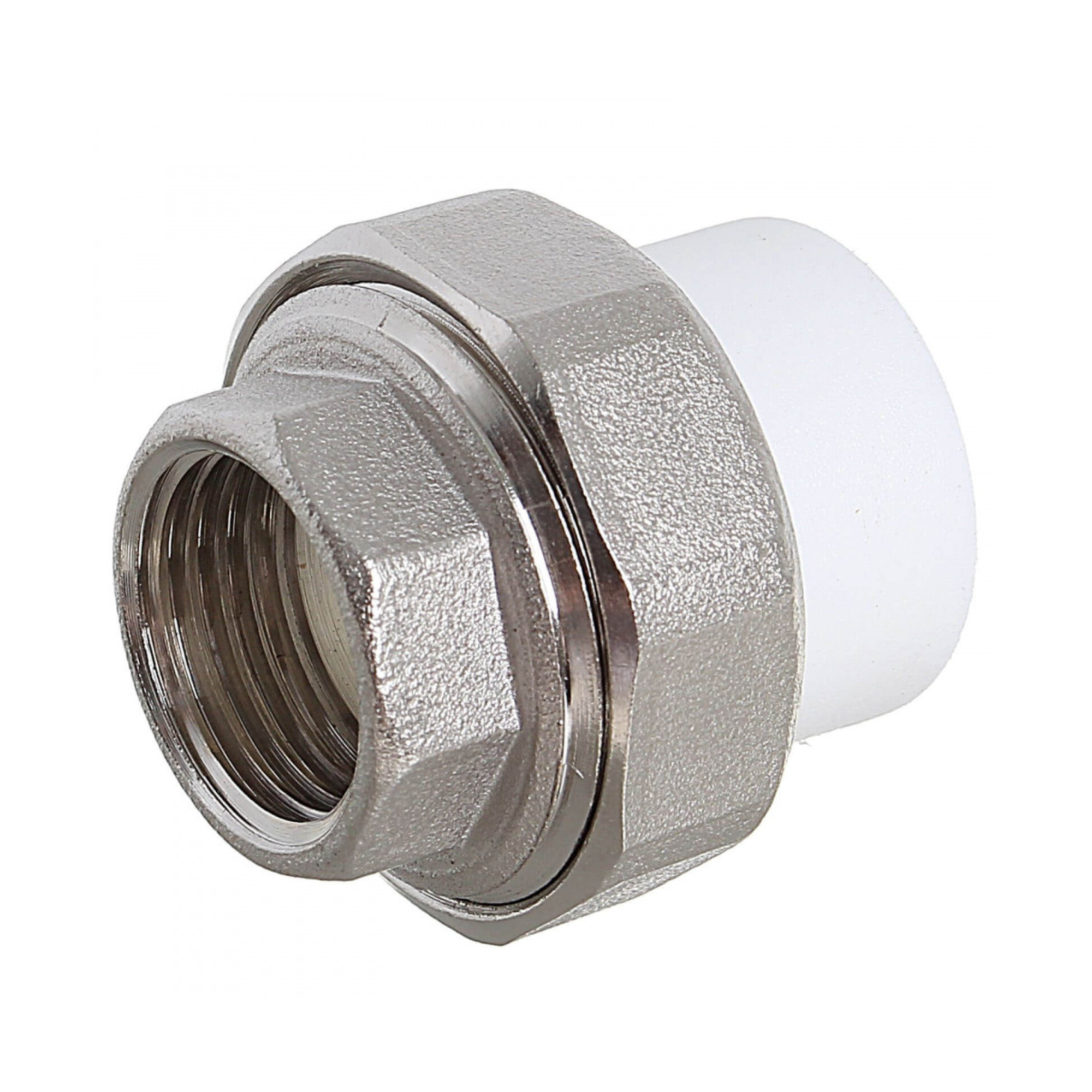 FAF  Разборное соединение (американка)  20*1/2" резьба внутренняя ECO белое ППР Казахстан