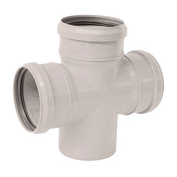 FAF Крестовина канализационная 110/110/100/90* ПВХ 