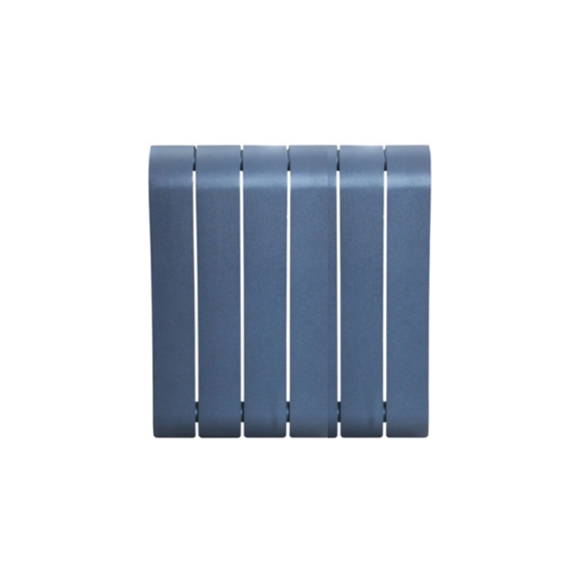 ANDROMEDA Радиатор алюминиевый  6 секций синий 