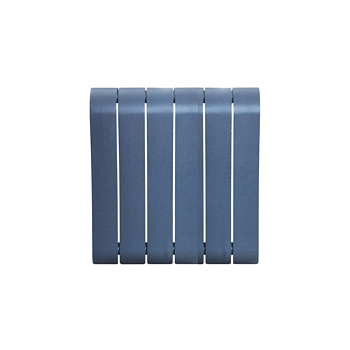 ANDROMEDA Радиатор алюминиевый  6 секций синий 