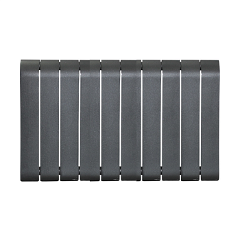 ANDROMEDA Радиатор алюминиевый 10 секций черный 