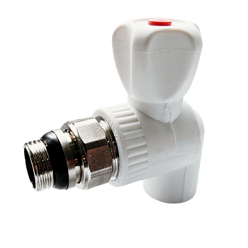 TURKCA кран радиатор 25 * 3/4 бұрыштық клапан тот баспайтын ақ PPR